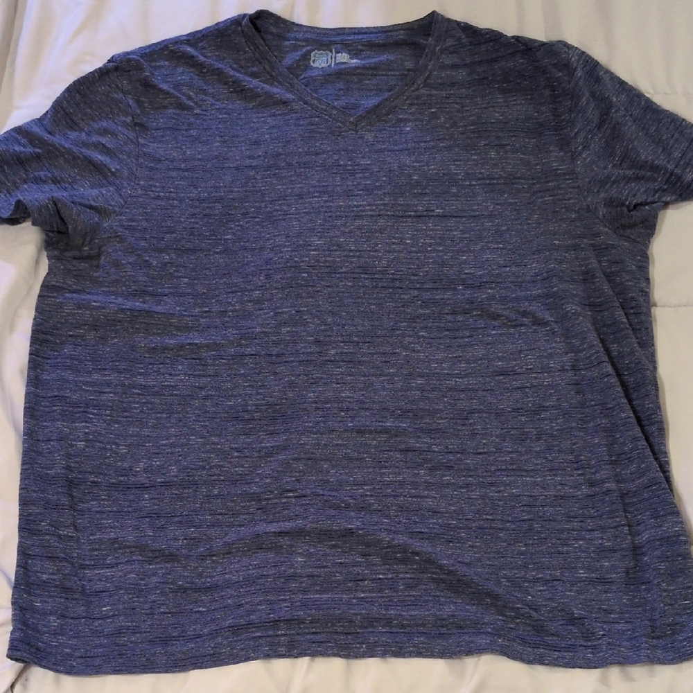 Route 66 Striped Blue Tee